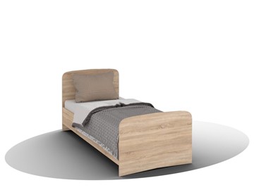 Односпальная кровать ВЕГА Кровать Кр-08 900 с плоским основанием (Сонома) в Калуге