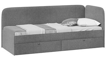 Детская кровать для мальчика Молли тип 1 (90), Микровелюр Scandi Graphite 22 в Калуге