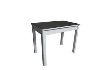 Раскладной стол Айсберг-2СТ белое/черное/прямые массив в Калуге