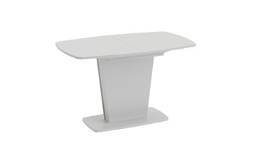 Стеклянный кухонный стол Честер тип 2, цвет Белый/Стекло белый глянец в Калуге