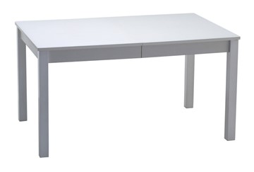 Стеклянный стол Нагано-2 стекло белое opti (хром-лак) в Калуге