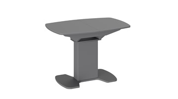 Стеклянный обеденный стол Портофино (СМ(ТД)-105.01.11(1)), цвет Серое/Стекло серое матовое LUX в Калуге