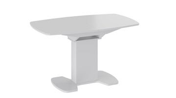 Стеклянный стол Портофино (СМ(ТД)-105.02.11(1)), цвет Белый глянец/Стекло белое в Калуге