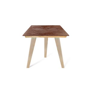 Керамический кухонный стол SHT-TU16 (3 шт.)/ТT8 60/60 (прозрачный лак/прозрачный лак/коричневая сепия) в Калуге