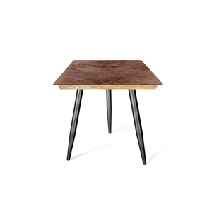 Керамический кухонный стол SHT-TU14 (3 шт.)/ТT8 60/60 (черный муар/прозрачный лак/коричневая сепия) в Калуге
