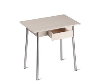 Небольшой стол Пегас с ящиком, ЛДСП Сосна винтерберг/Металлик в Калуге