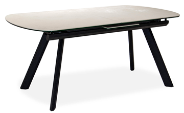 Керамический кухонный стол Шамони 3CQ 180х95 (Oxide Avorio/Графит) в Калуге
