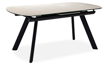 Керамический обеденный стол Шамони 2CQ 160х90 (Oxide Avorio/Графит) в Калуге