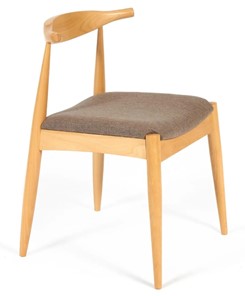 Кухонный стул BULL бук/ткань 54,5x54x75 Натуральный арт.19586 в Калуге