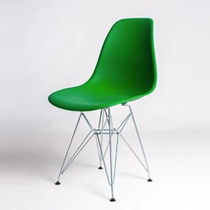 Обеденный стул derstuhl DSL 110 Chrom (зеленый) в Калуге