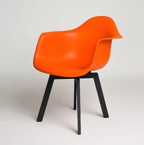 Кухонный стул derstuhl DSL 330 Grand Black (Оранжевый) в Калуге