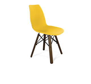Кухонный стул SHT-ST29/S70 (желтый ral 1021/темный орех/черный) в Калуге
