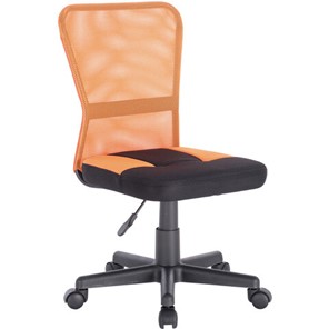 Кресло компьютерное Brabix Smart MG-313 (без подлокотников, комбинированное, черное/оранжевое) в Калуге