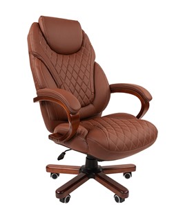 Кресло офисное CHAIRMAN 406, коричневый в Калуге