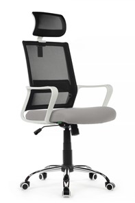 Офисное кресло Riva RCH 1029HW, серый/черный в Калуге