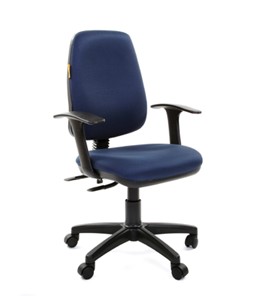 Кресло компьютерное CHAIRMAN 661 Ткань стандарт 15-03 синяя в Калуге