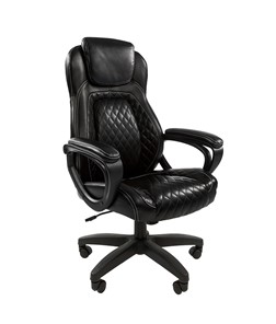 Офисное кресло CHAIRMAN 432, экокожа, цвет черный в Калуге