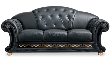 Раскладной диван Versace (3-х местный) black в Калуге