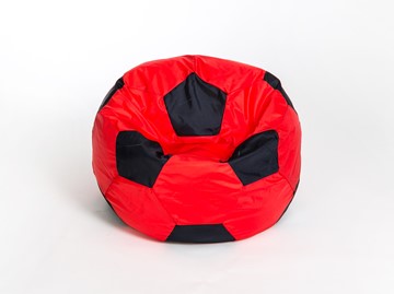 Кресло-мешок Мяч большой, красно-черный в Калуге