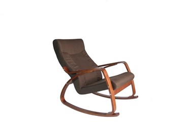 Кресло-качалка Женева, ткань шоколад в Калуге
