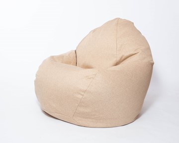 Кресло-мешок Макси, рогожка, 150х100, песочное в Калуге