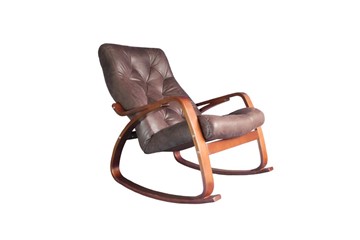 Кресло-качалка Гранд, замша шоколад в Калуге