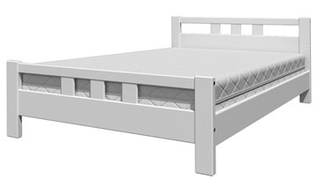 Кровать полуторная Вероника-2 (Белый Античный) 140х200 в Калуге