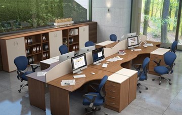 Мебель для персонала IMAGO - рабочее место, шкафы для документов в Калуге