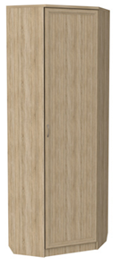 Распашной шкаф 402 угловой со штангой, цвет Дуб Сонома в Калуге