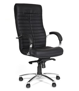 Офисное кресло CHAIRMAN 480 Экокожа премиум черная в Калуге