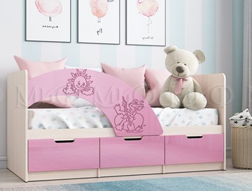Кровать детская Юниор-3, Розовый металлик в Калуге