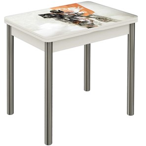 Кухонный раздвижной стол Бари дерево №8 (Exclusive h190/белый) в Калуге
