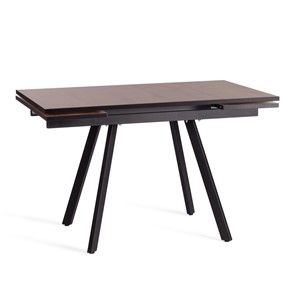 Кухонный раскладной стол VIGO ЛДСП/HPL/металл,120x80x30х30х75 см, Дуб Вотан/чёрный арт.20622 в Калуге