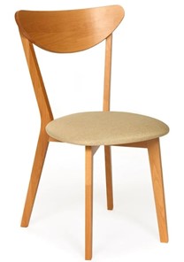 Кухонный стул MAXI (Макси), бук/ткань 86x48,5x54,5 Бежевый/ натуральный бук арт.19593 в Калуге