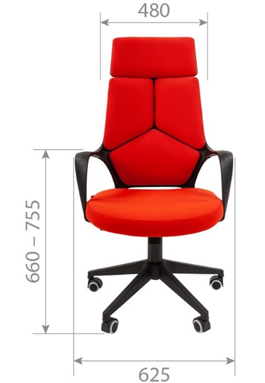 Офисное кресло CHAIRMAN 525, серое в Калуге - изображение 1