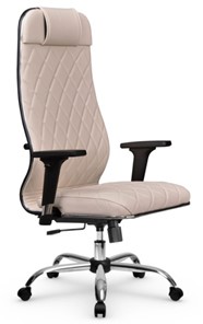 Офисное кресло Мetta L 1m 40M/2D Infinity Easy Clean (MPES) топган, нижняя часть 17833 светло-бежевый в Калуге