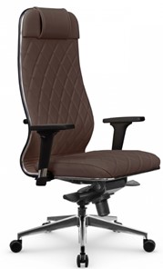 Офисное кресло Мetta L 1m 40M/2D Infinity Easy Clean (MPES) топган, нижняя часть 17852 темно-коричневый в Калуге