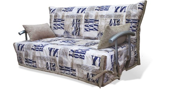 Прямой диван Аккордеон с боковинами, спальное место 1400 в Калуге - изображение
