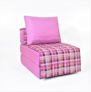 Бескаркасное кресло-кровать Харви, фуксия - квадро в Калуге