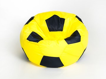 Кресло-мешок Мяч большой, желто-черный в Калуге